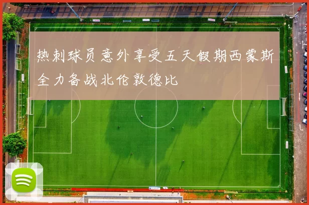 热刺球员意外享受五天假期西蒙斯全力备战北伦敦德比